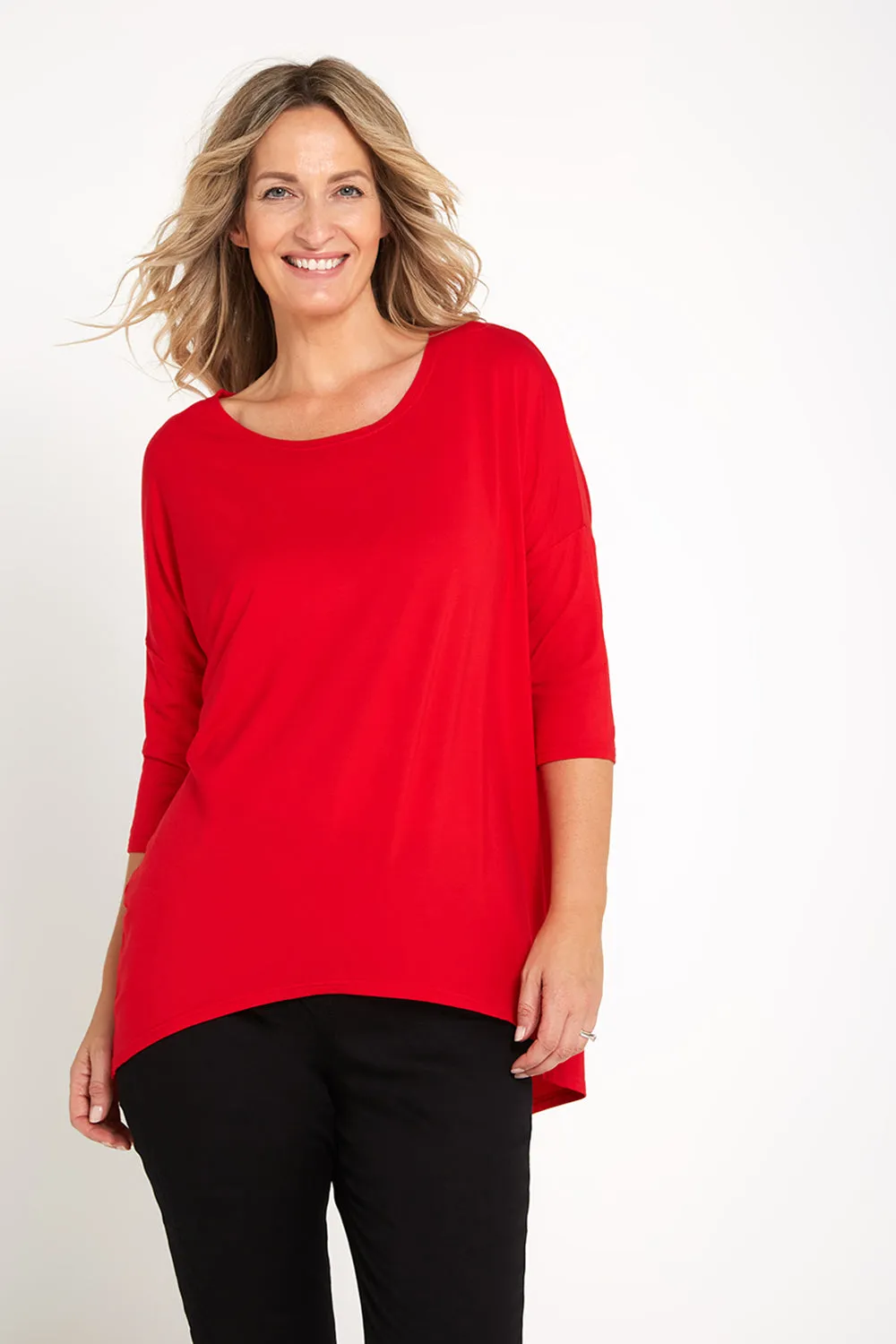 Irena Bamboo Top - Red