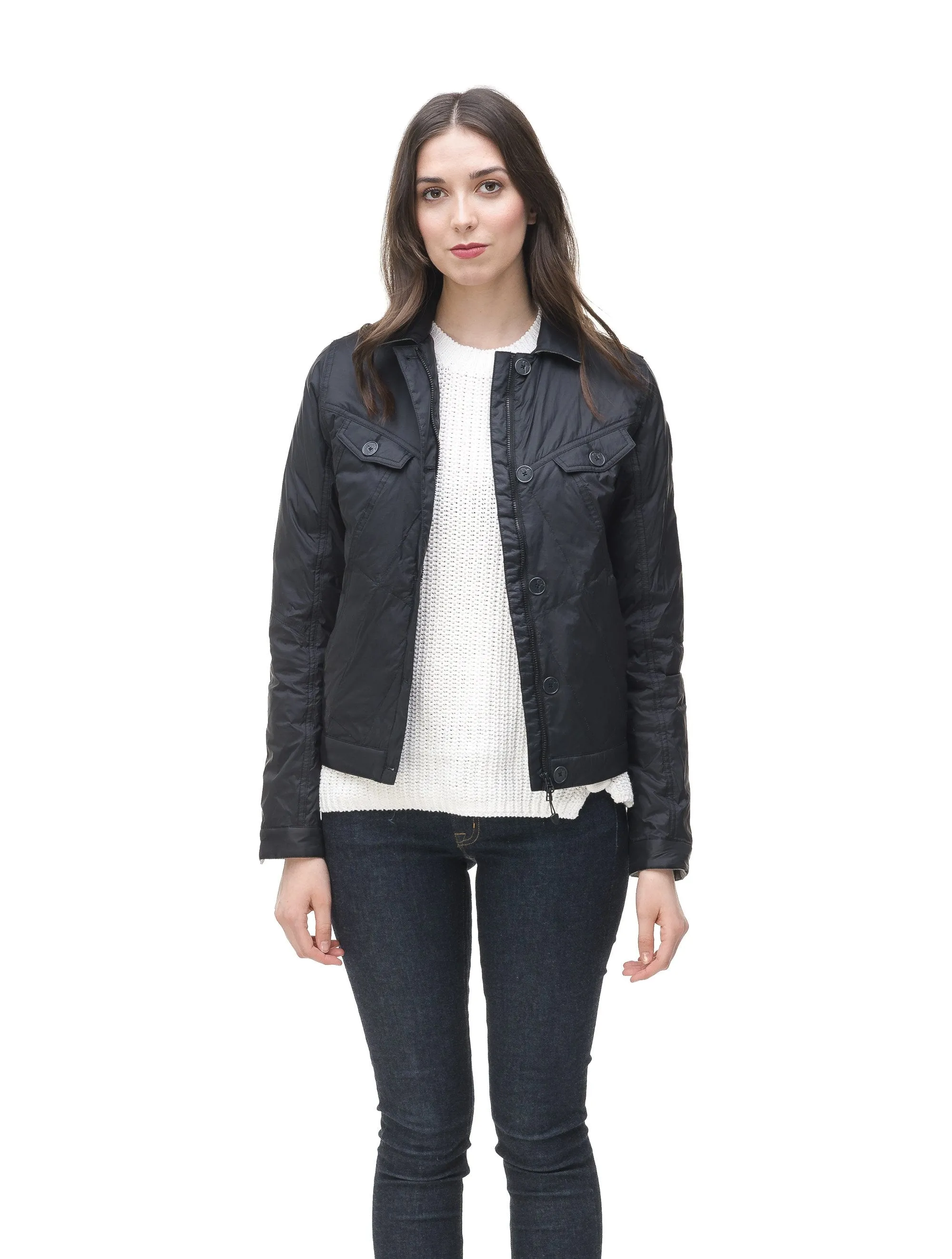 Jean Women's Down Cropped Jacket