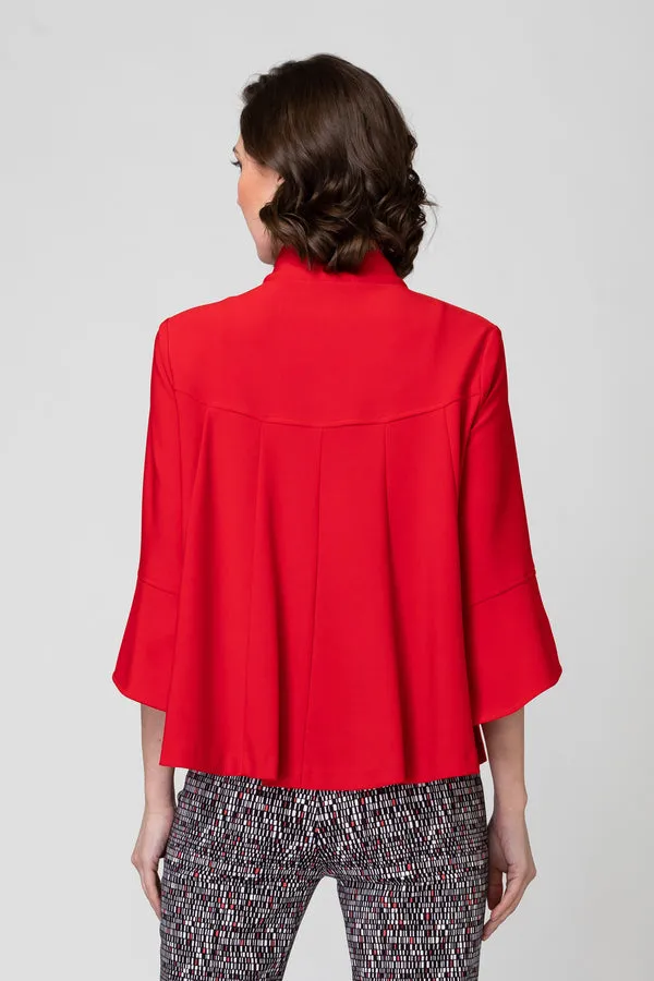 Joseph Ribkoff, 193198 Cape Jacket Red