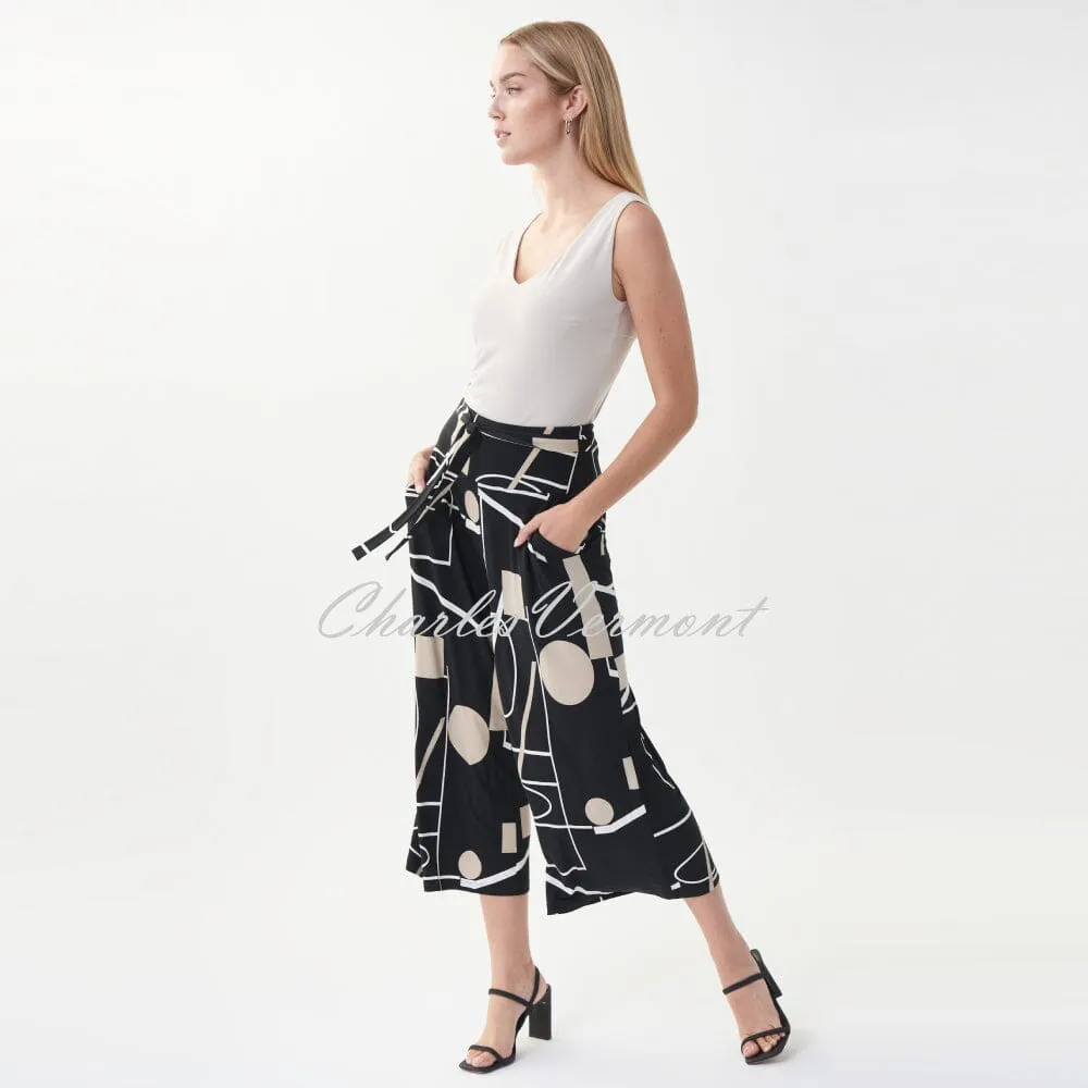 Joseph Ribkoff Abstract Print Culotte Trouser – Style 222187