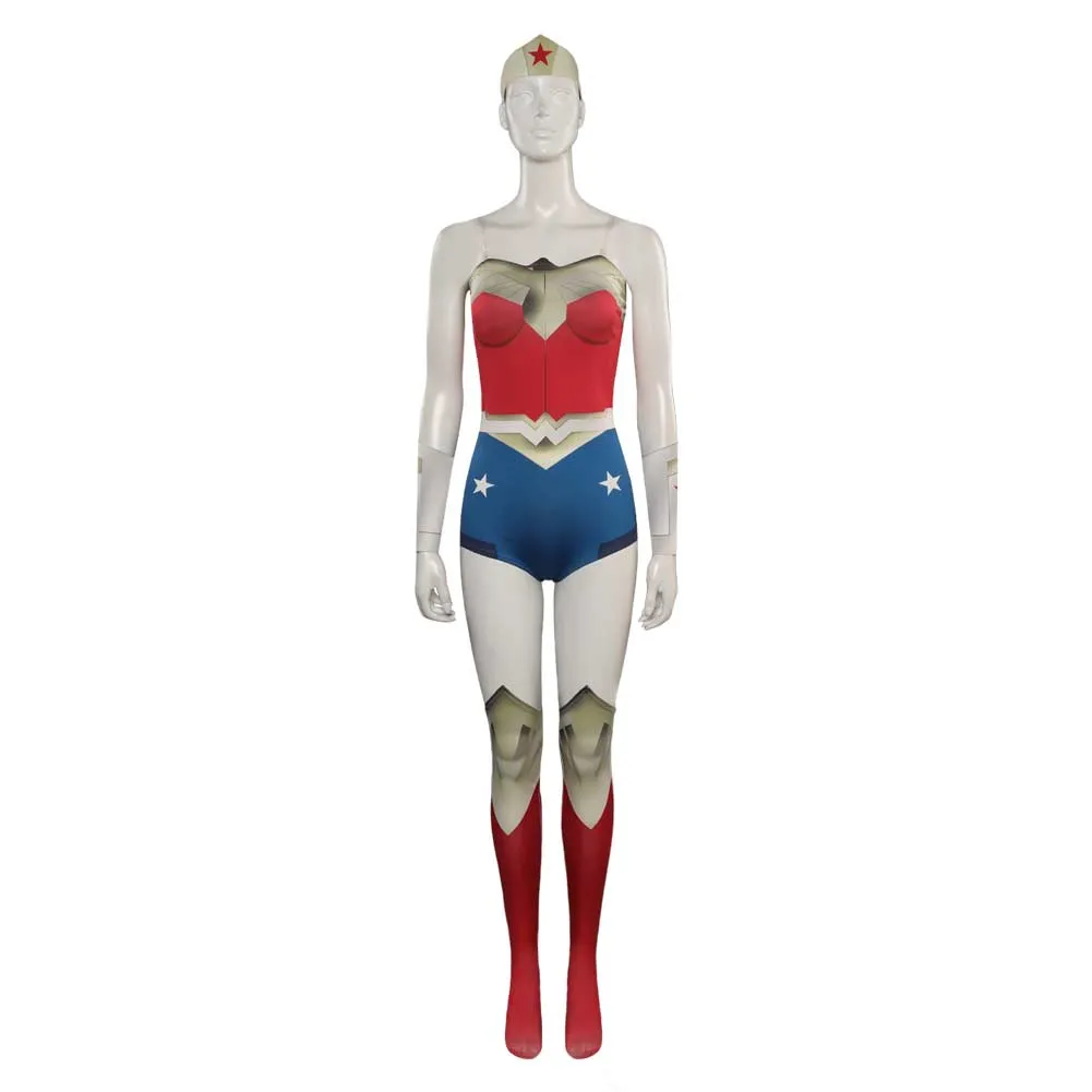 Justice League: Warworld Diana Prince Women Adult Party Carnival Halloween Cosplay Costume