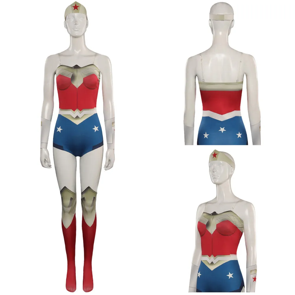 Justice League: Warworld Diana Prince Women Adult Party Carnival Halloween Cosplay Costume