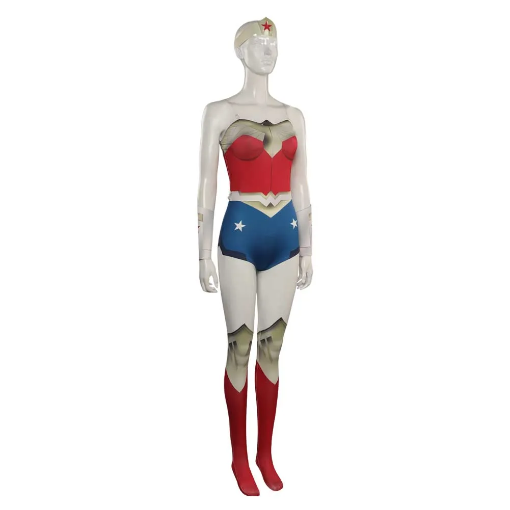 Justice League: Warworld Diana Prince Women Adult Party Carnival Halloween Cosplay Costume