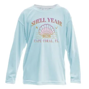 Kids Shell Yeah Sun Shirt - UPF50 Sun Protection Beach Shirt