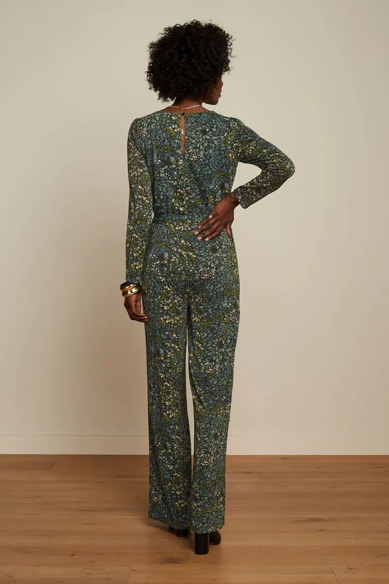 King Louie Lee Jumpsuit Glam Dragonfly Green