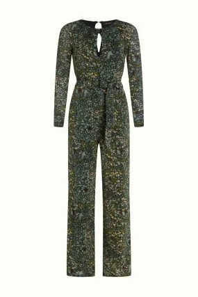 King Louie Lee Jumpsuit Glam Dragonfly Green