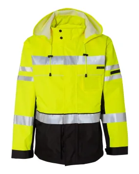 Kishigo JS135 Premium Black Series 2 In 1 Jacket Lime | Free Shipping and No Sales Tax