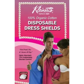 KLEINERT'S Disposable Dress Shields, 6 Pairs/pack (100% Organic Cotton)