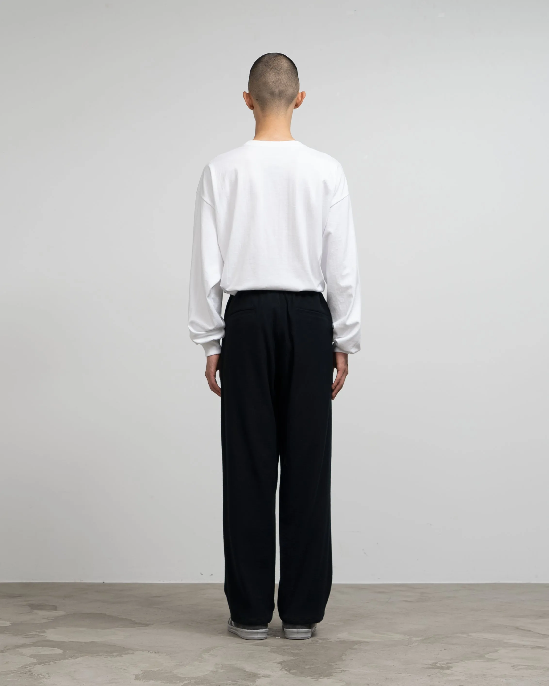 Knit Corduroy Wide Tapered Chef Pants