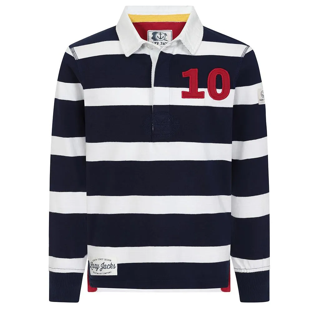 Lazy Jacks Kids Striped Rugby Shirt LJ78C