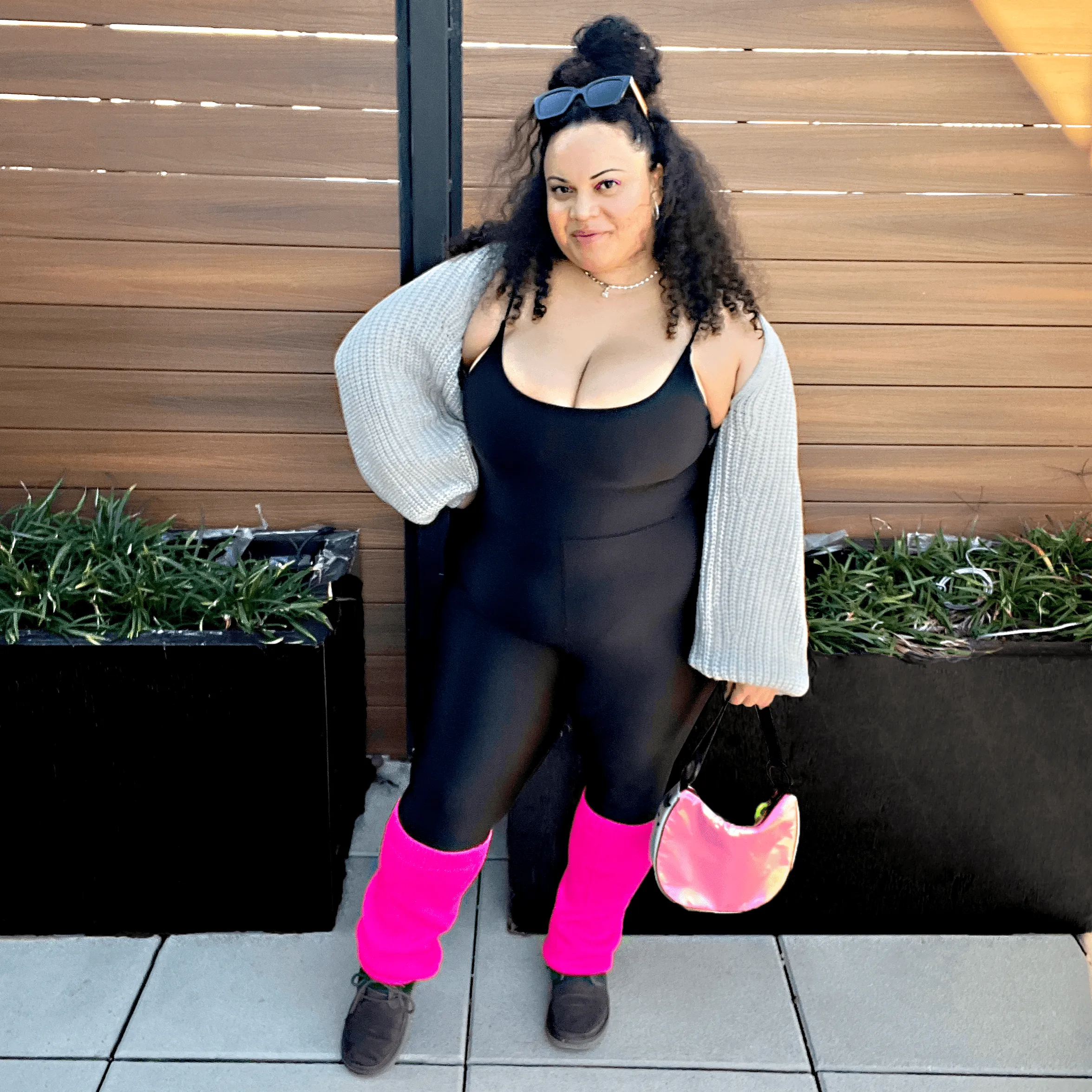 Leg Warmers - Neon Pink