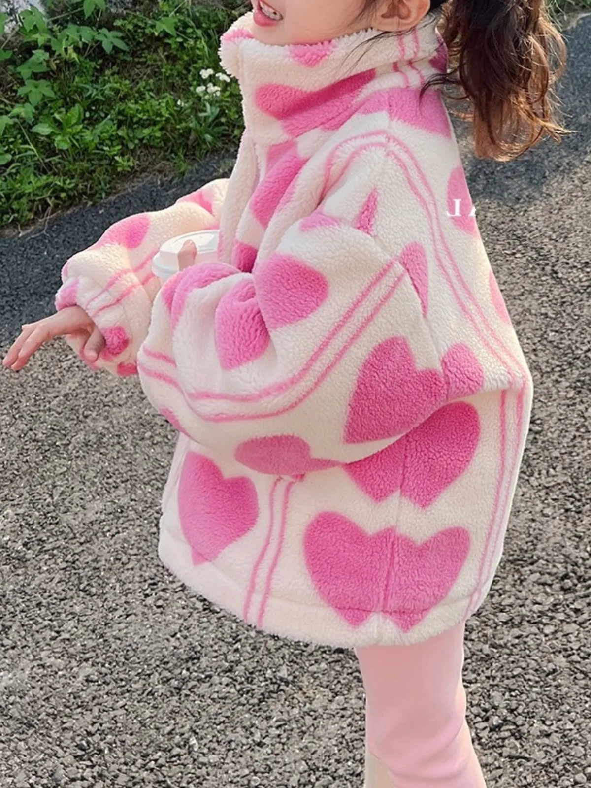 Lovable Embrace Heart Fleece Jacket