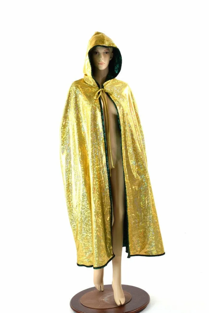 Mardi Gras Hooded Cape