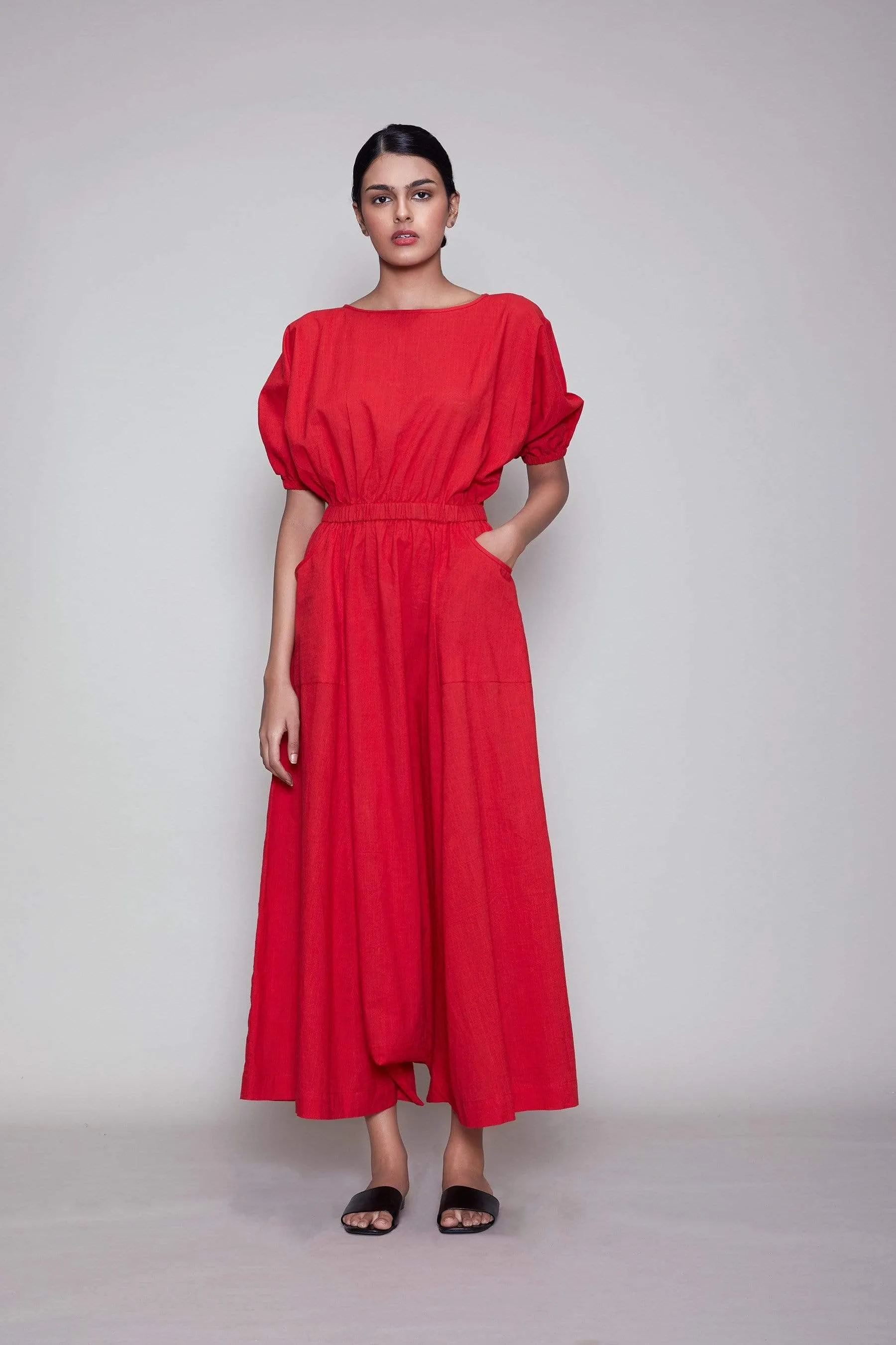 Mati Sphara Jumpsuit - Red