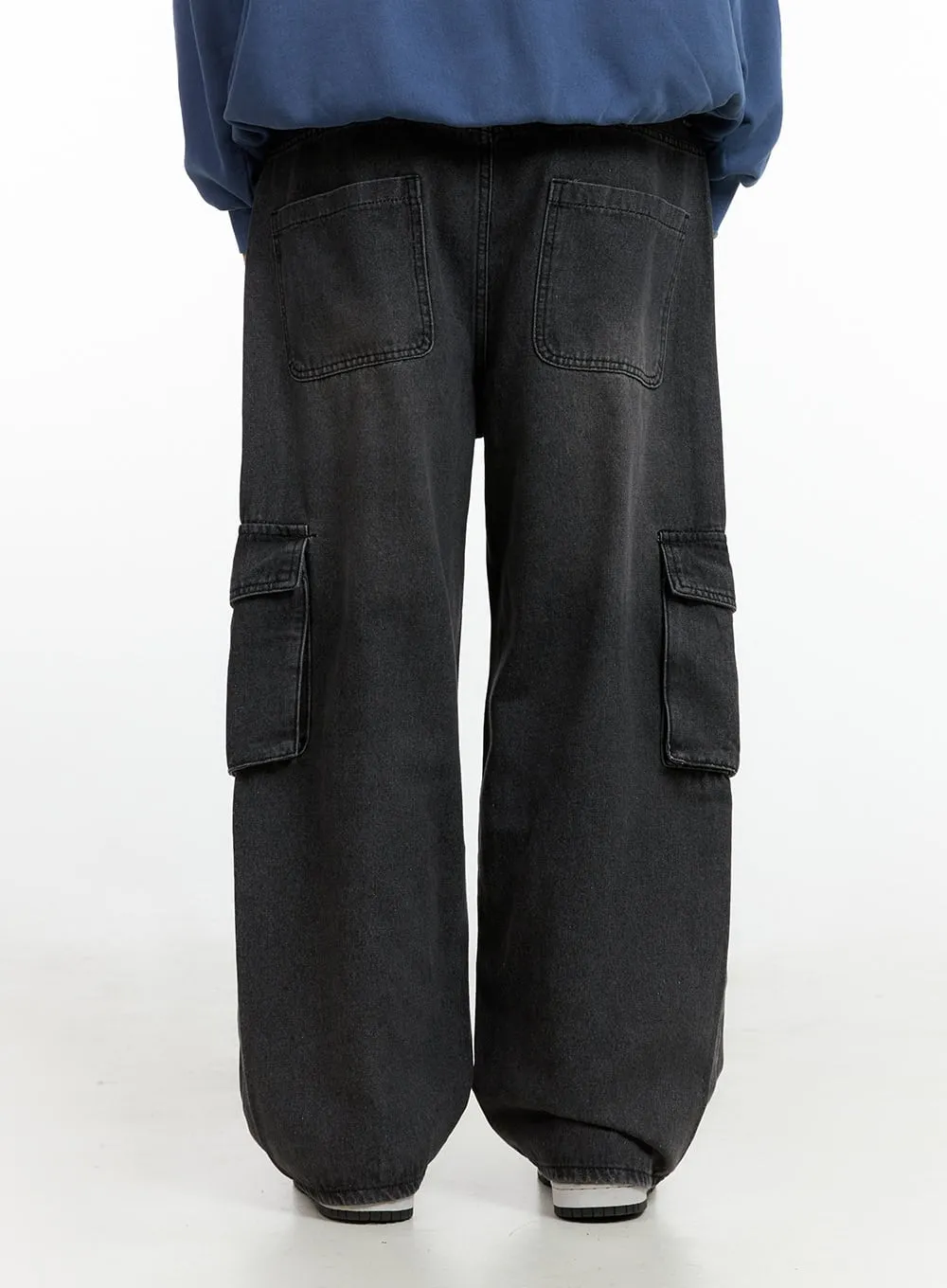 Men's Cargo Denim Pants IG402