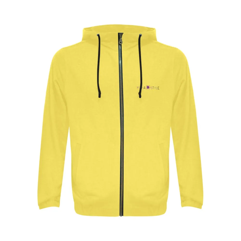 Men's Classic Zip Hoodie - Yellow