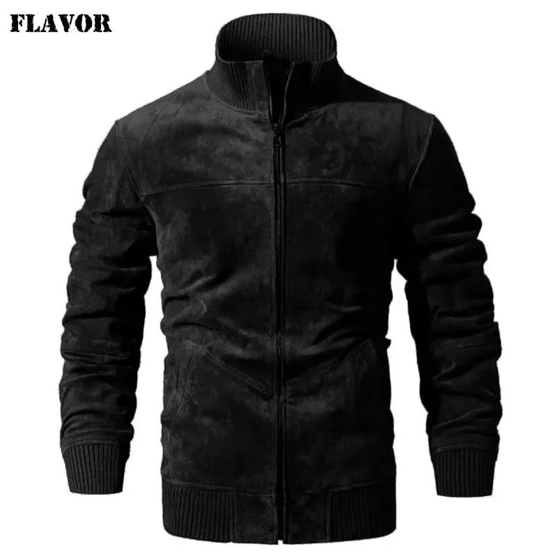 Men's Slim Fit Genuine Leather Jacket