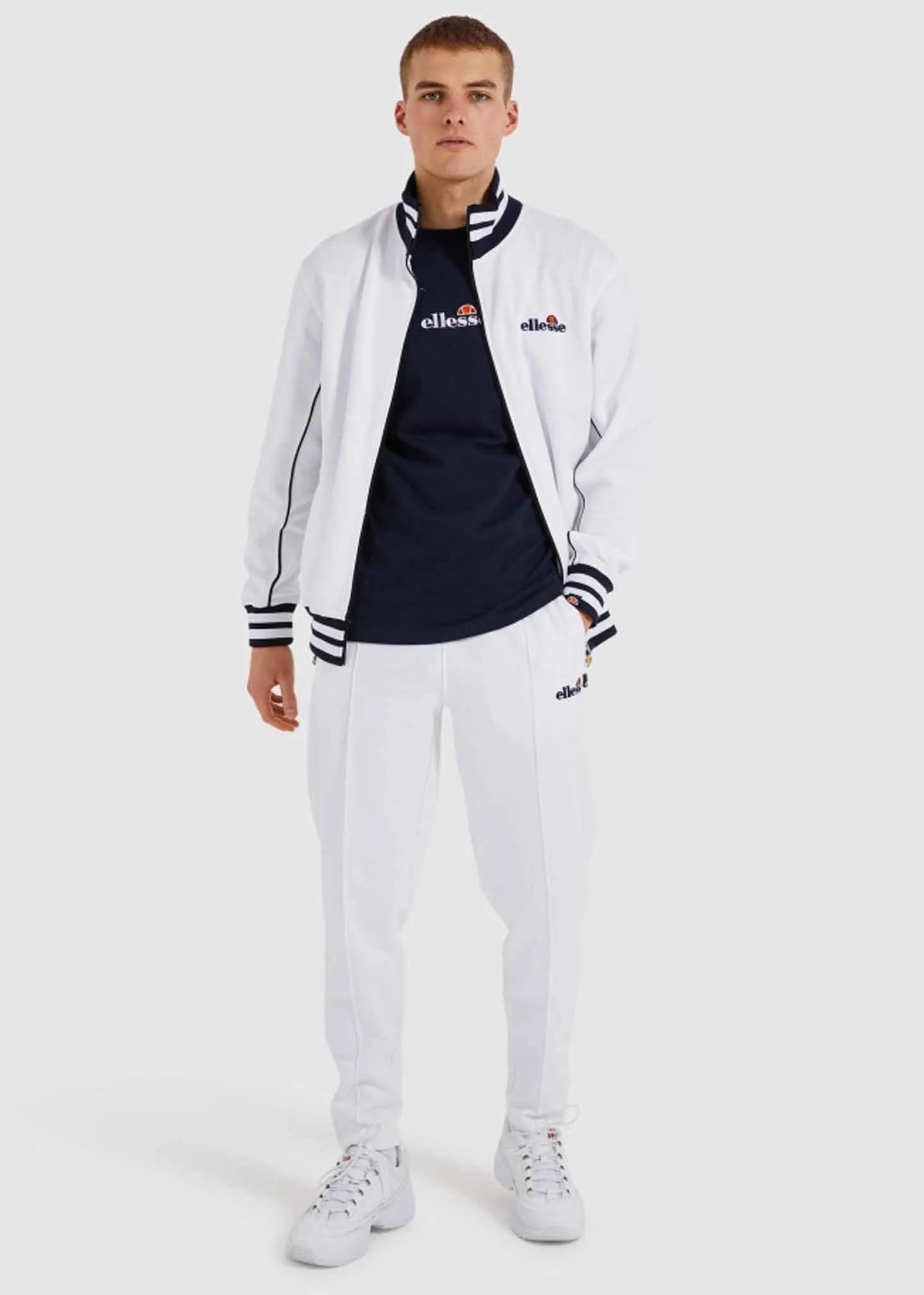 Milano track top - white