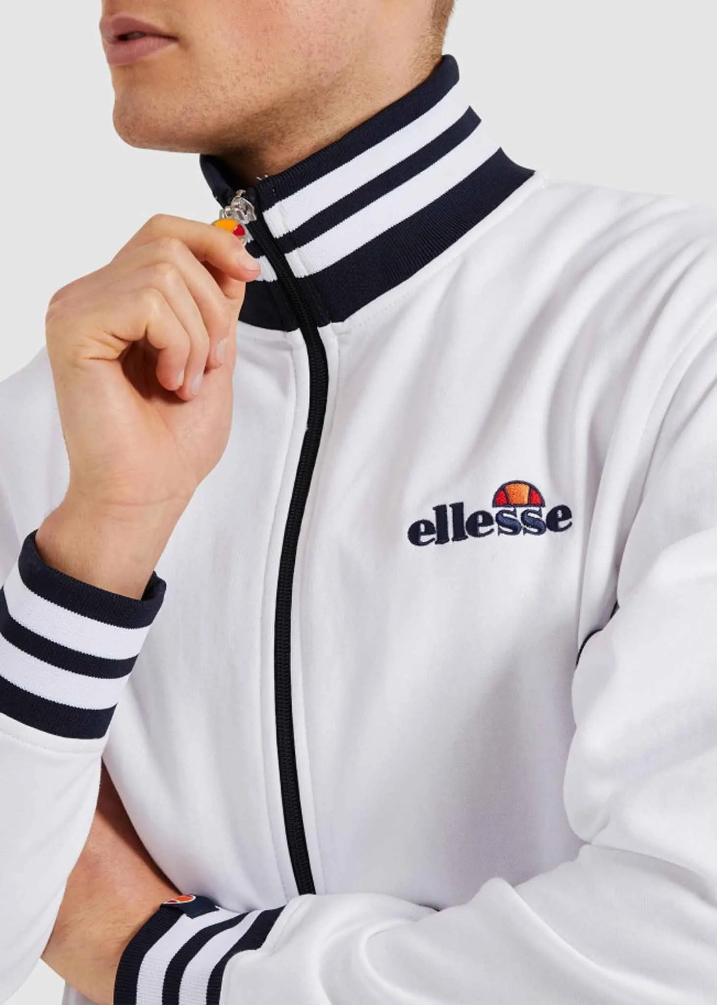 Milano track top - white