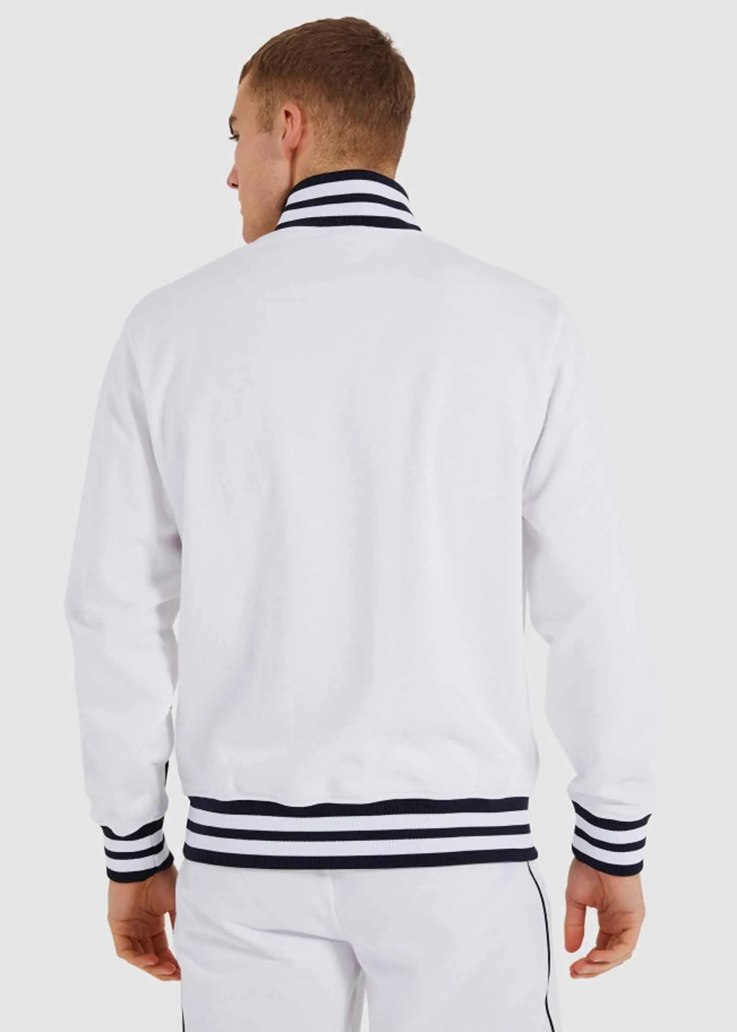 Milano track top - white