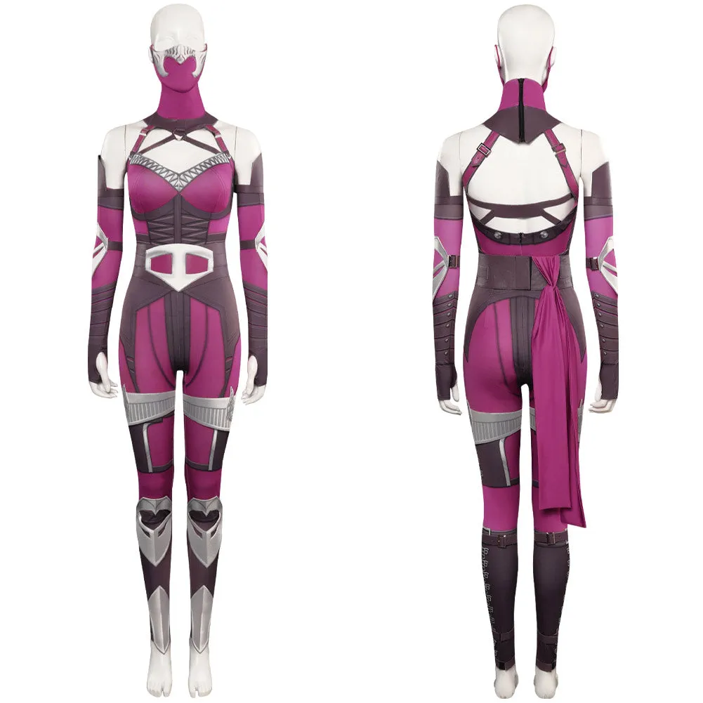 Mortal Kombat Mileena Female Outfits Halloween Carnival Cosplay Costume