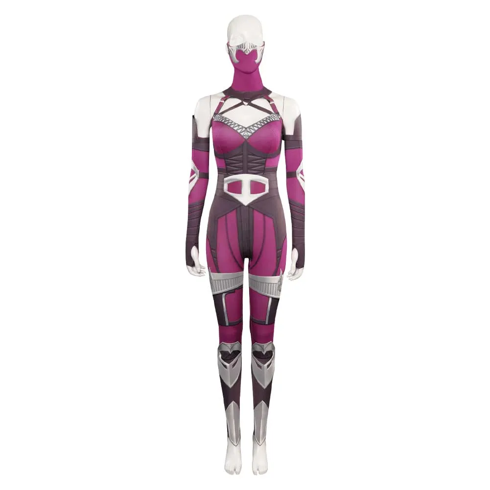 Mortal Kombat Mileena Female Outfits Halloween Carnival Cosplay Costume