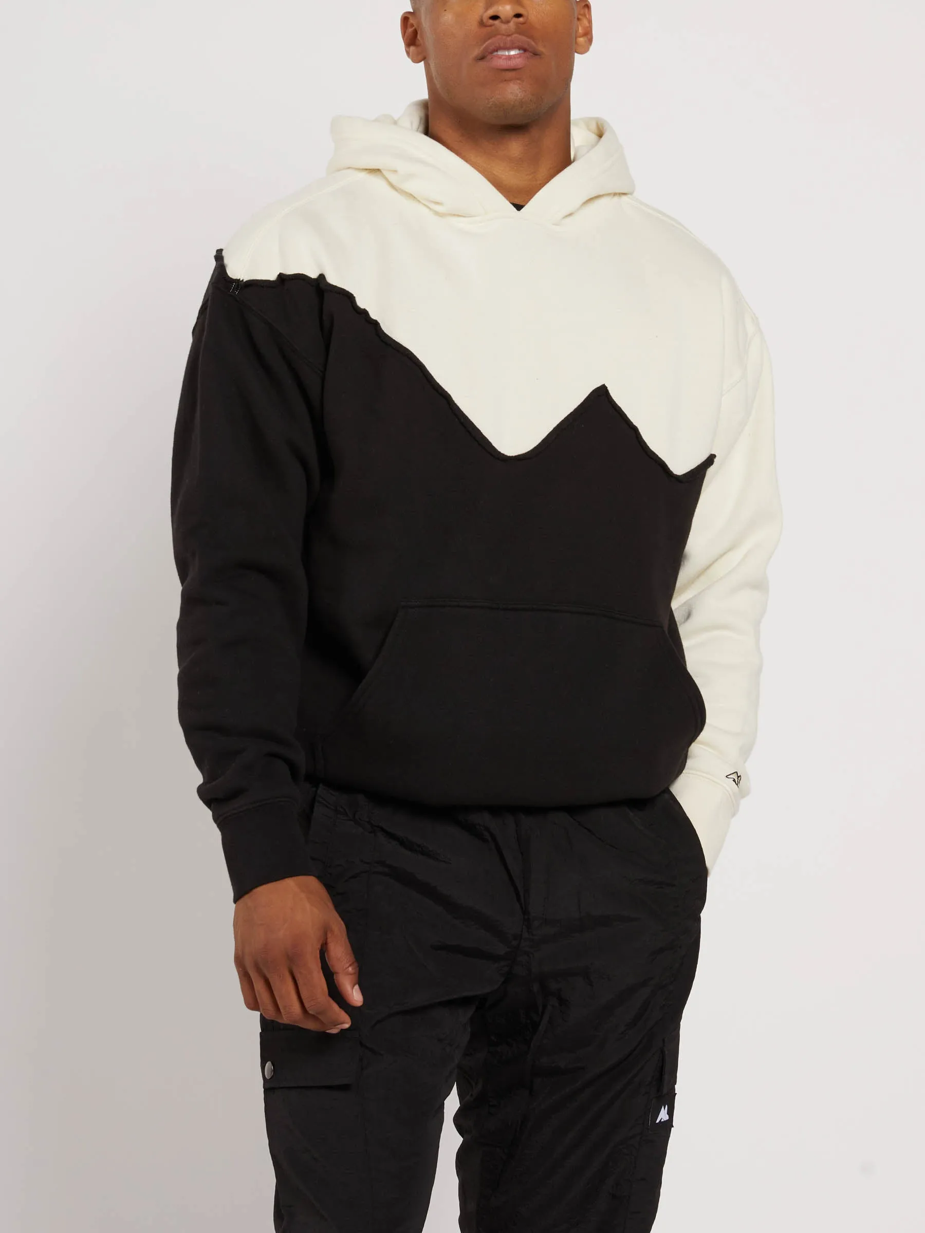 Mountain Hoodie - Bone/Black