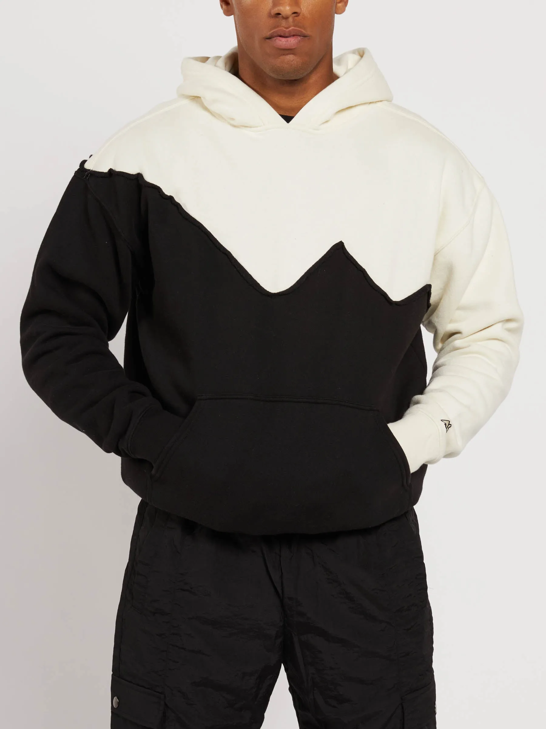 Mountain Hoodie - Bone/Black