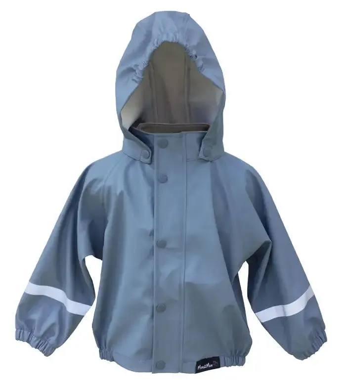 Mum2Mum Rainwear Jacket - STEEL BLUE