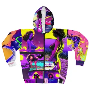 MyDreamMyTee Anime AOP Unisex Zip Hoodie