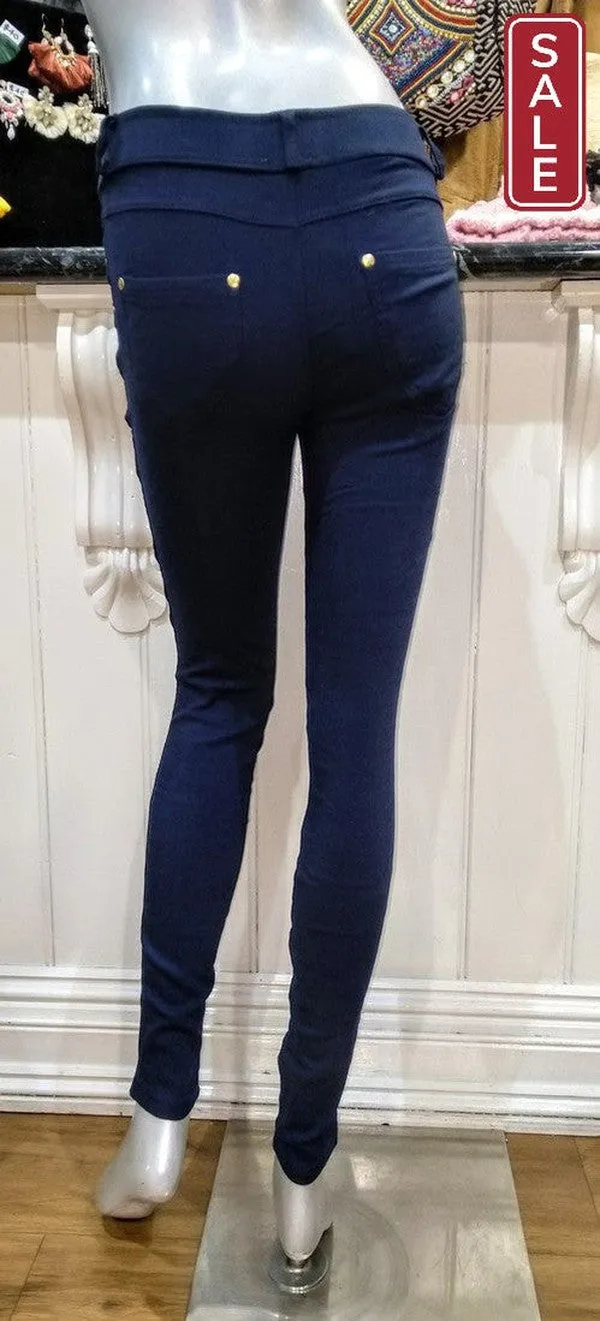 Navy Skinny Pants