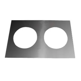 Nemco 66093 Adapter Plate w/ 2 Holes 7 qt Inset For 6055A Series Countertop Warmers