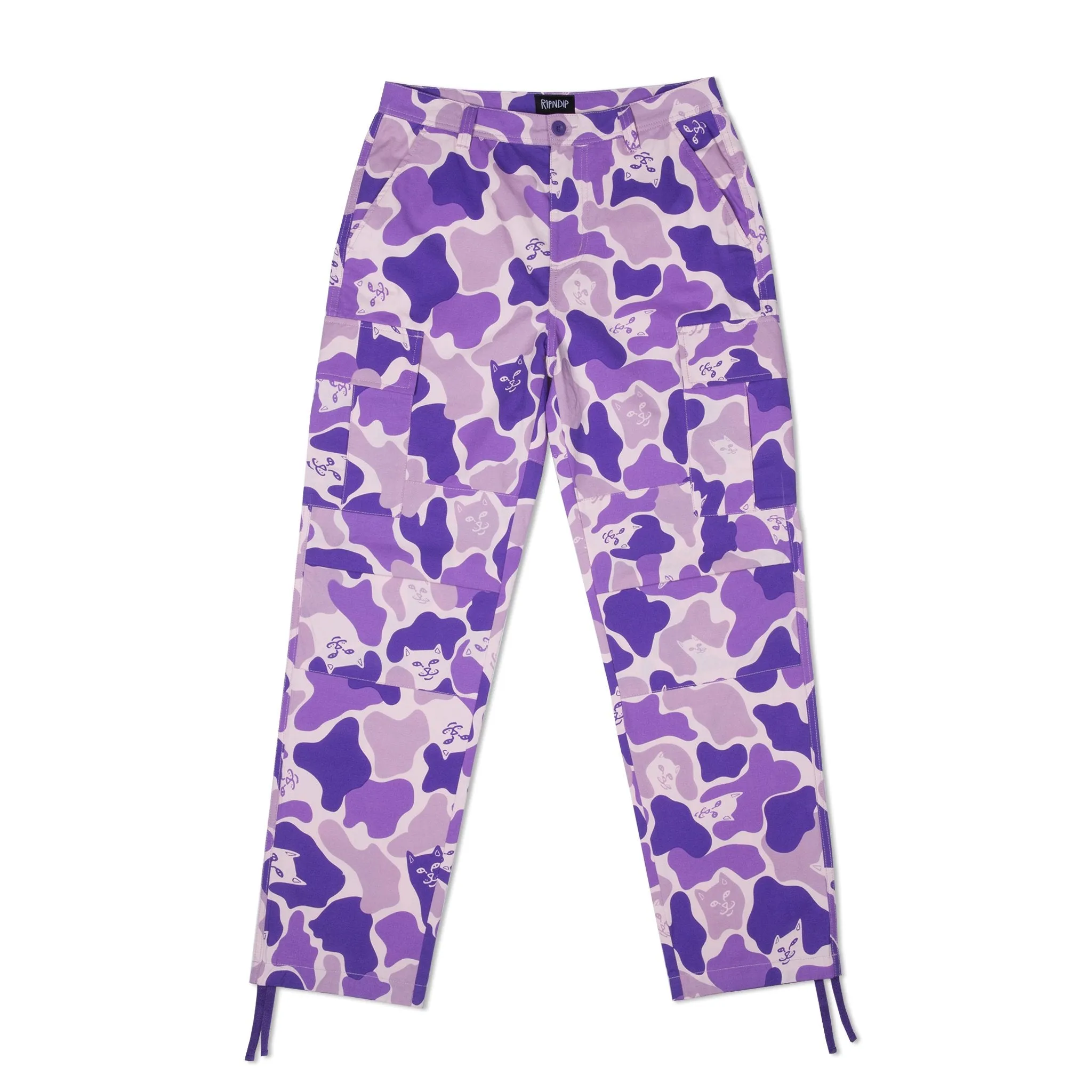 Nermal Camo Cargo Pants (Purple)