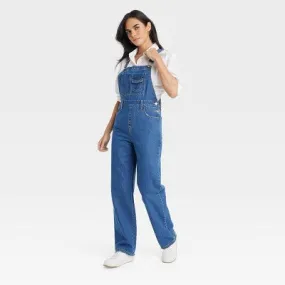 New - Women's 90's Baggy Jumpsuit - Universal Thread Medium Wash 6