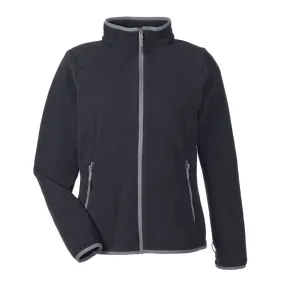 North End Women's Black/Carbon Fleece Jacket