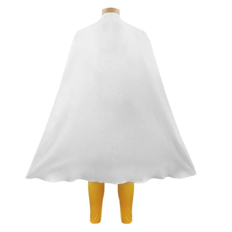 One Punch Man Caped Baldy Saitama Cosplay Costume