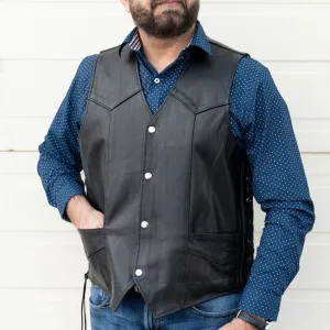 Open Road Men's Lace Side Leather Vest