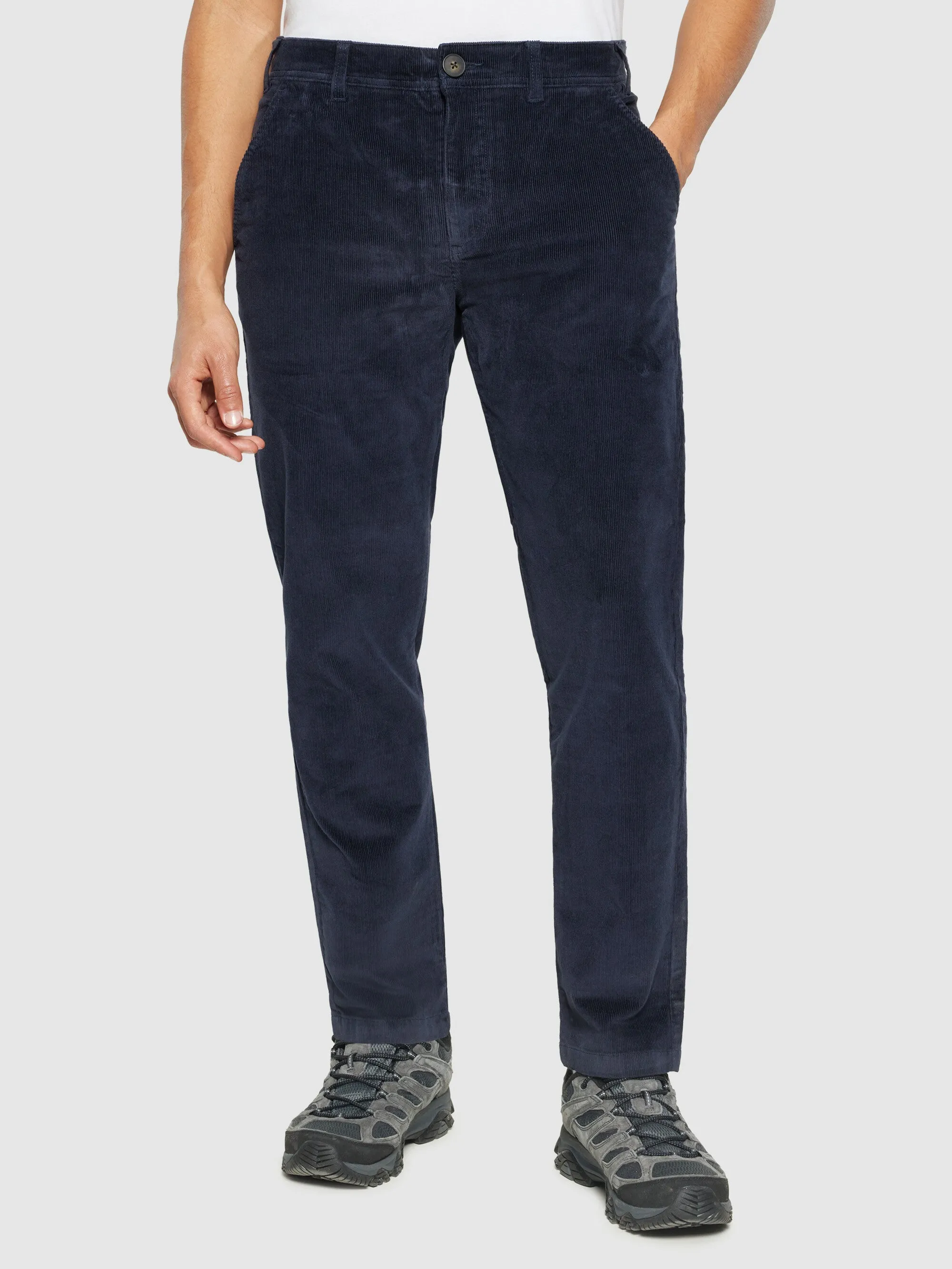 Organic Cotton Chuck Corduroy Pants GOTS - Night Sky