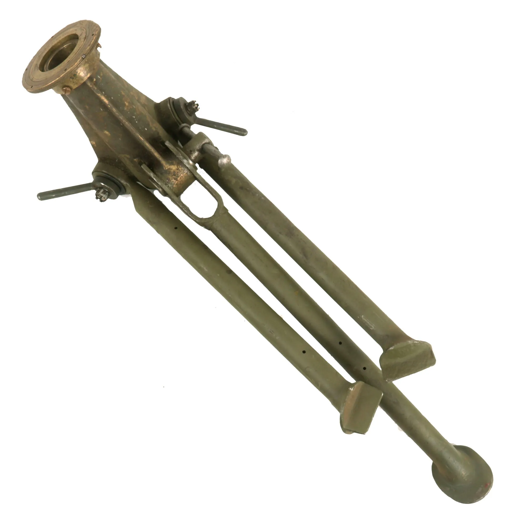 Original British WWII Vickers Display Medium Machine Gun Serial V4600 with Tripod & Accessories