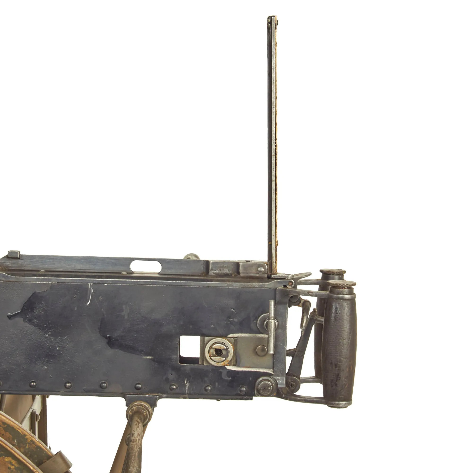 Original British WWII Vickers Display Medium Machine Gun with 1930 Dated Portuguese Tripod & Accessories