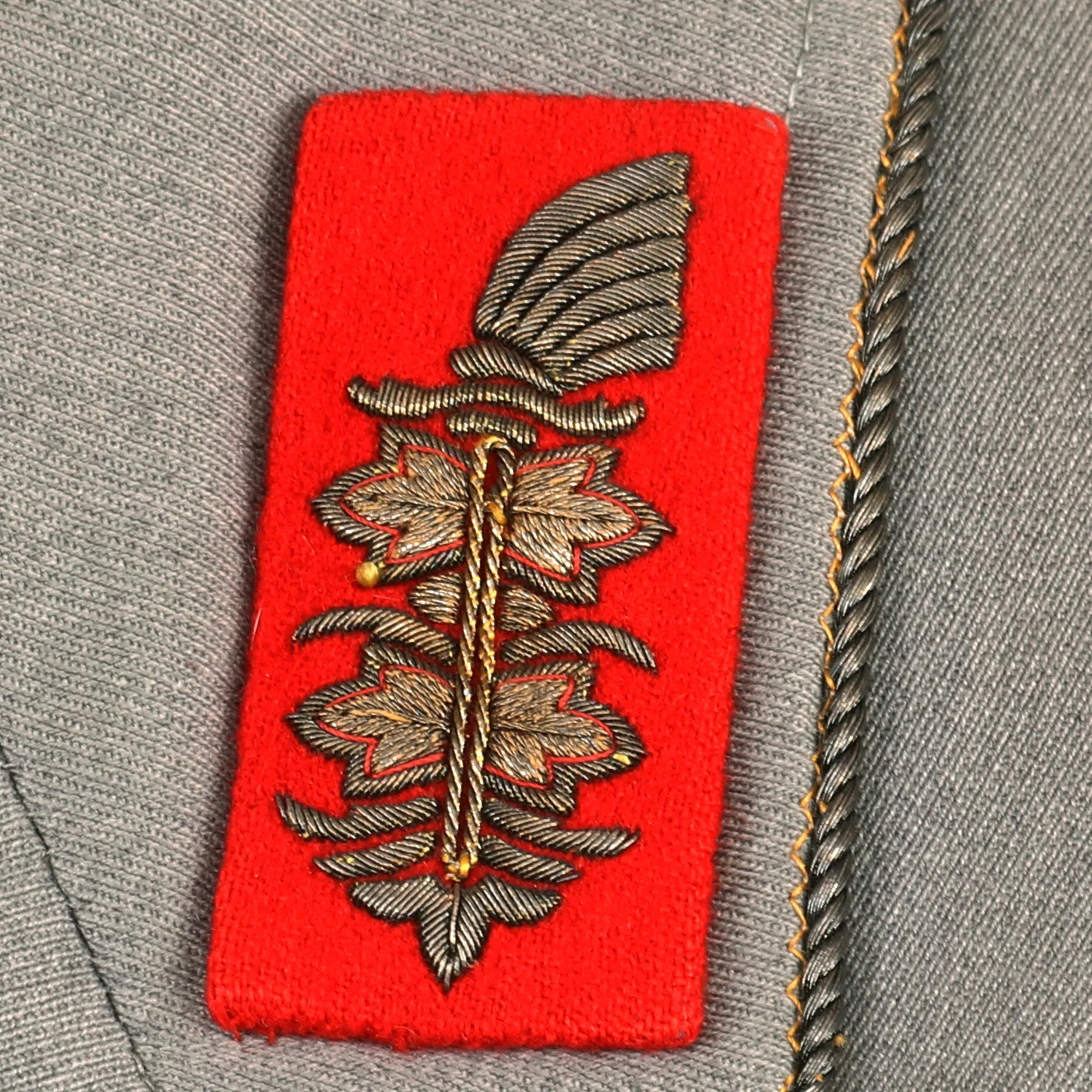 Original West German Cold War Era Bundeswehr Panzertruppen Uniform Top and Visor Cap For Brigade General of Panzer Brigade 8 ”Lüneberg” With 1957 Version of Knights Cross -  Formerly Part of the A.A.F. Tank Museum