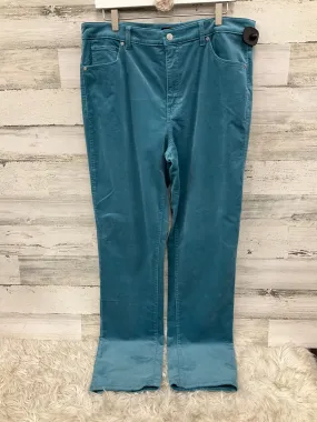 Pants Corduroy By Talbots In Teal, Size: 14