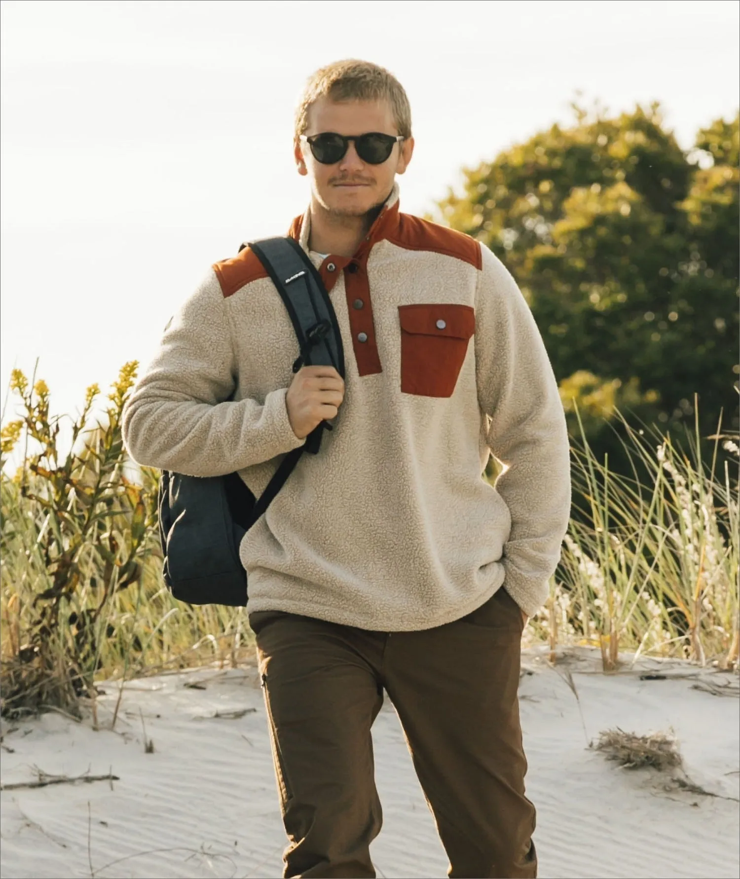 Pines Fleece Jacket - Sand