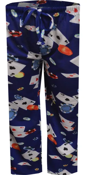 Poker Night Cards and Poker Chips Lounge Pants