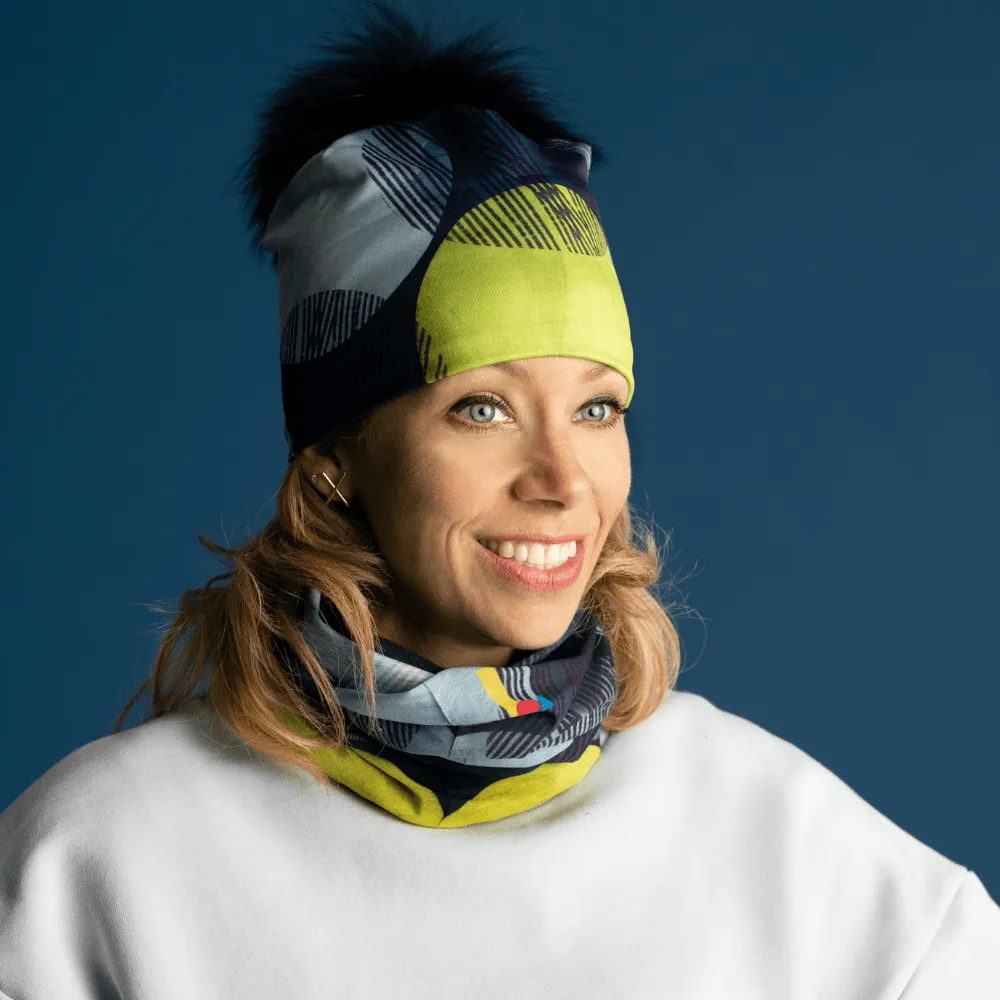 POLAR Yellow-Dots Multifunctional Tube / Neckwarmer