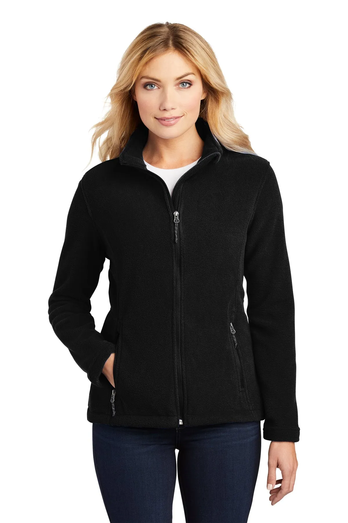 Port Authority Ladies Value Fleece Customized Jackets, Black