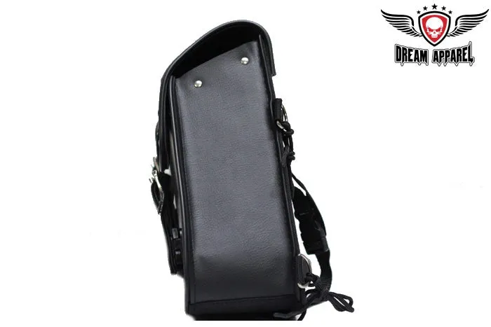 PVC Solo Swing Arm Bag With Studs