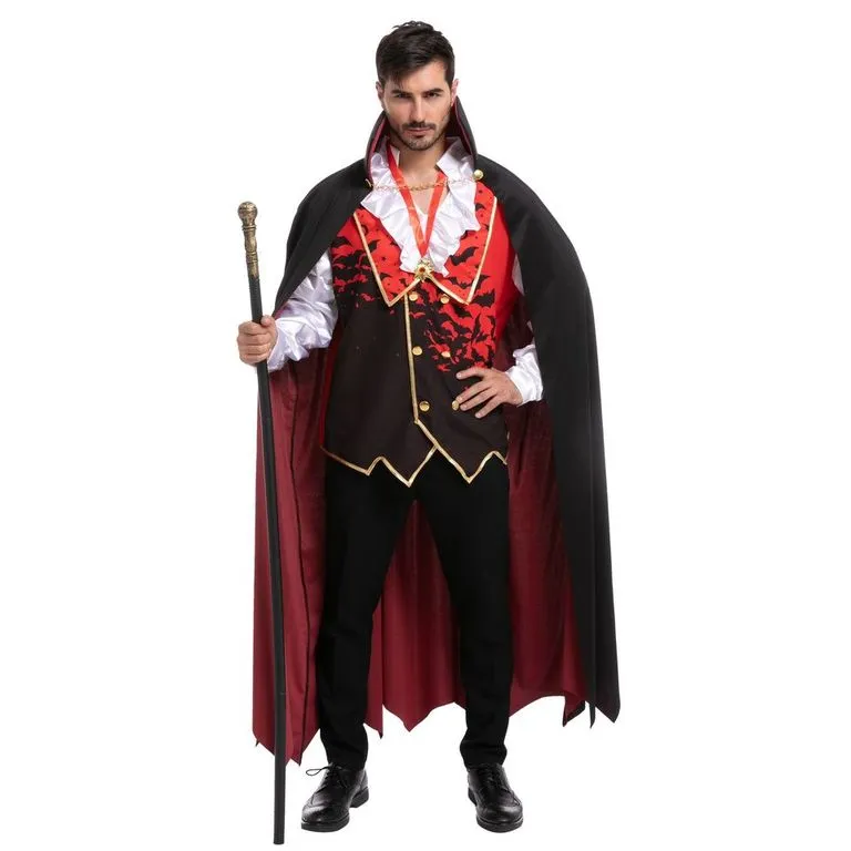 Red Vampire Costume Cosplay - Adult