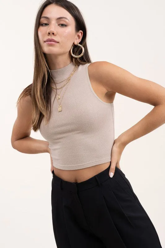 Rosa top, nude