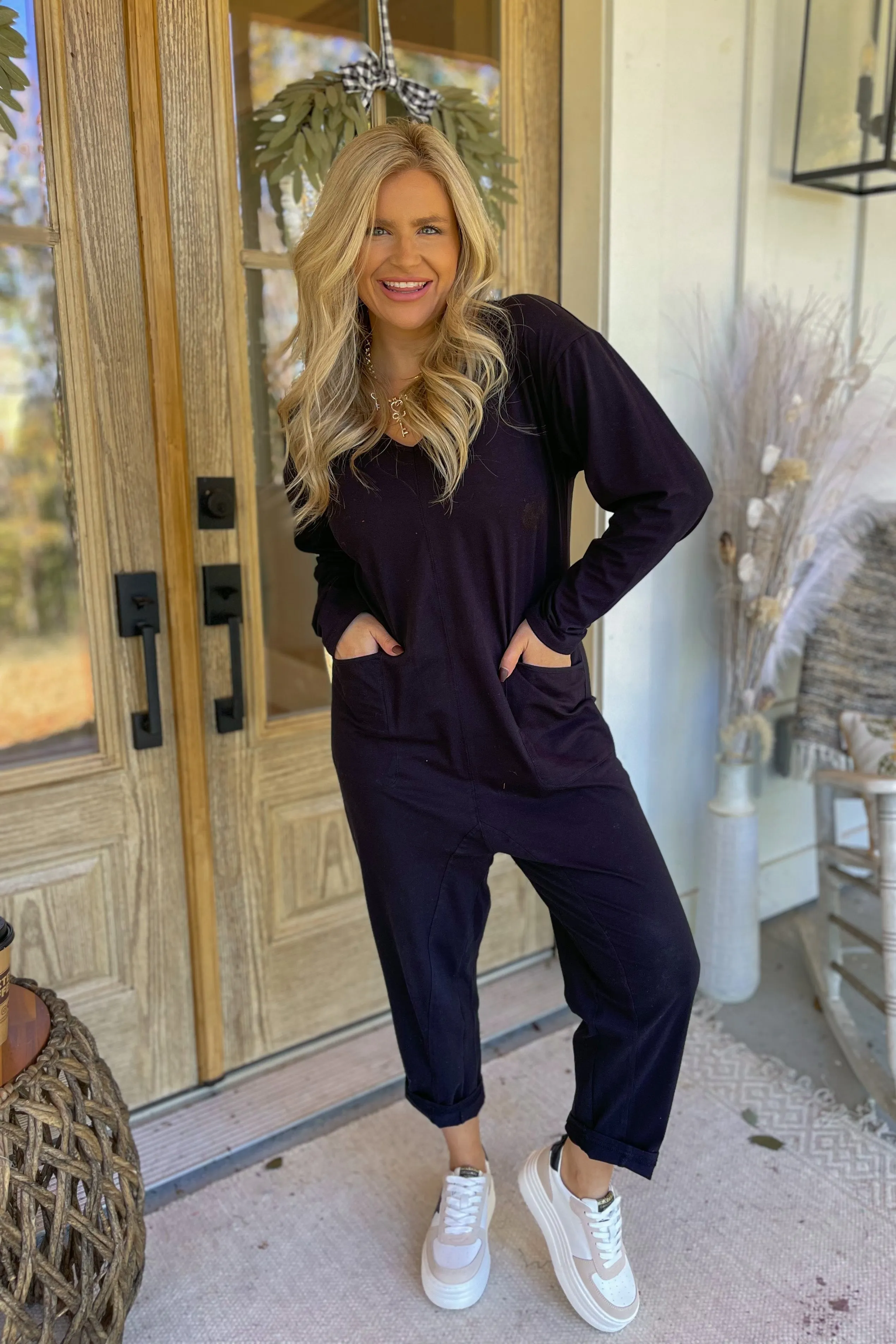 Roy Long Sleeve Oversized Jumpsuit [S-3XL]